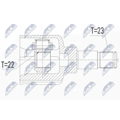 Bilde av Leddsett, drivaksel, Framaksel, ford focus iii, grand c max