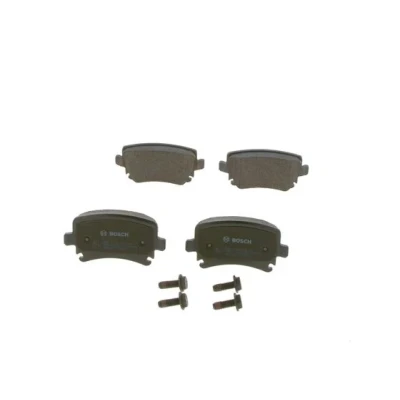 Bilde av BOSCH 0 986 494 053 Bremseklosser Low Metallic med montageanvisning, antihyle blikk, skruer VOLKSWAGEN: Golf 6, Touran I, 6