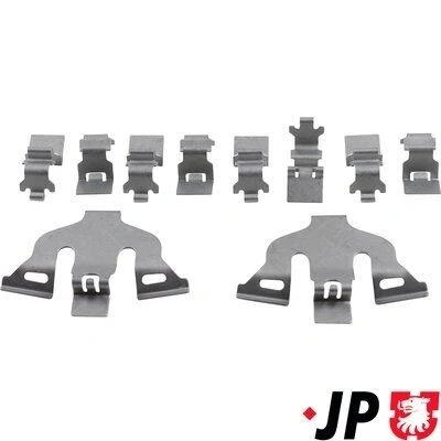 Bilde av JP GROUP 1164004910 Tibehørsett, skivebremse belegg AUDI: e tron, Q7, A4 B9 Sedan, VOLKSWAGEN: Touareg II, Passat B8 Variant