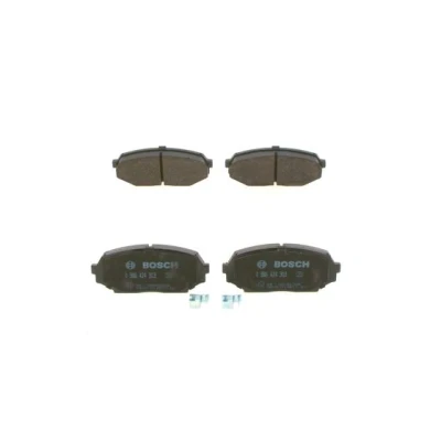 Bilde av BOSCH 0 986 424 303 Bremseklosser Low Metallic med akustisk slitasjevarsel antihyle blikk, montageanvisning MAZDA: MX 5 I