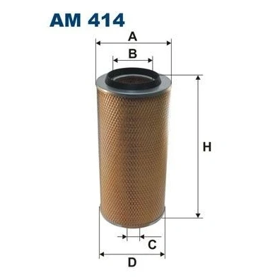 Bilde av FILTRON AM 414 Luftfilter 353 165 Filterinnsats VOLKSWAGEN: LT 28 35 I Flatvogn lastebil / Chassis, Minibuss