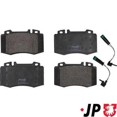 Bilde av JP GROUP 1363602410 Bremseklosser framaksel ekskl. slitasjevarselkontakt MERCEDES BENZ: E Klasse T modell, Sedan, S Sedan