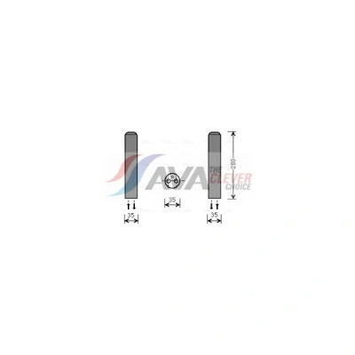 Bilde av PRASCO MZD234 Tørker R 134a Aluminium MAZDA: 6 Stasjonsvogn, CX 5 I, 3 Hatchback