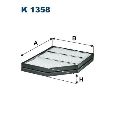 Bilde av FILTRON K 1358 Kupéfilter Partikkelfilter 311, 128 231 36