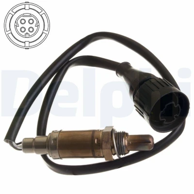 Bilde av DELPHI ES10254 12B1 Lambdasonde Fingersonde, oppvarmet BMW: 3 Sedan, 7, Cabrio