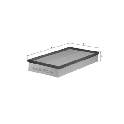 Bilde av MAHLE ORIGINAL LX 637 Luftfilter 57,0 216 353,0 Filterinnsats VOLVO: S80 II, I