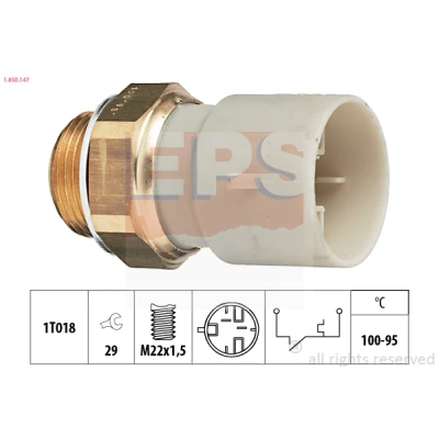 Bilde av Temperaturbryter, radiator ventilator EPS 1.850.147