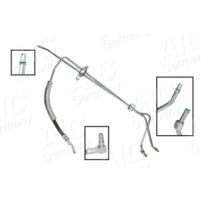Bilde av AIC 54986 Hydraulikkslange, styring fra hydraulikkpumpe til styresnekke, ekspansjonstank