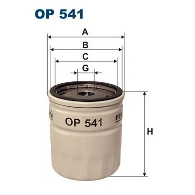 Bilde av FILTRON OP 541 Oljefilter M 18 X 1.5 Påskruingsfilter OPEL: Astra F Caravan, Vectra A Sedan, Ascona C CC, ROVER: 2000 3500 Hatchback
