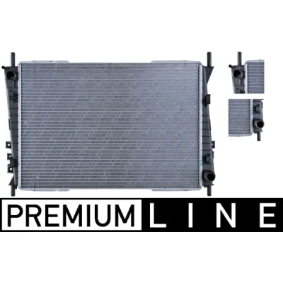 Bilde av MAHLE ORIGINAL CR 1348 000P Radiator 620 433 26 Kjøleribber loddet JAGUAR: X Type Sedan