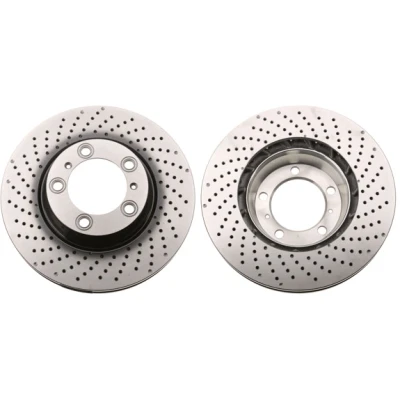 Bilde av TRW DF6464S Bremseskiver 330 34 5 130 slisset / perforert spraylakkert PORSCHE: 911 Coupé