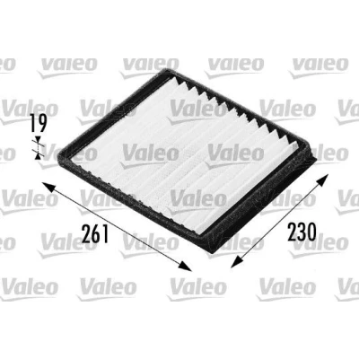 Bilde av VALEO CLIMFILTER COMFORT 698177 Kupéfilter Partikkelfilter 261 230 19