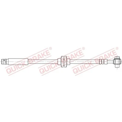 Bilde av QUICK BRAKE 50.206X Bremseslange 487 M10x1 OPEL: Mokka / X