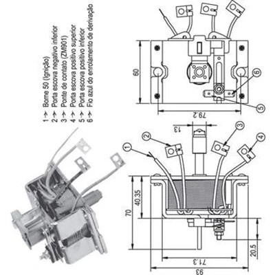 Bilde av MAGNETI MARELLI 940113050337 Magnetbryter, starter