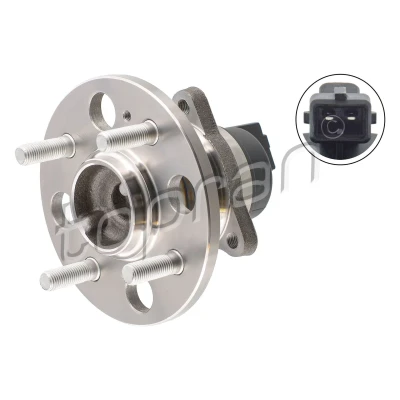 Bilde av TOPRAN 820 935 Hjullagersett bakaksel begge sider med ABS senorring, Hjullager integrert i hjulnavet, stagbolt 140 HYUNDAI: ACCENT 3 Stufenheck