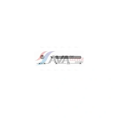 Bilde av PRASCO VND210 Tørker Aluminium VOLKSWAGEN: GOLF 6, Passat B7 Variant, Touran I, SKODA: Superb II Stasjonsvogn, Octavia Hatchback, 2 Combi