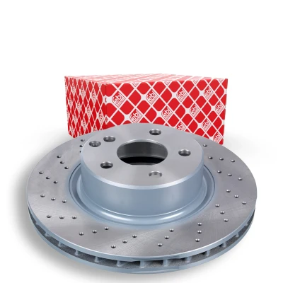 Bilde av FEBI BILSTEIN 22683 Bremseskiver framaksel 312 28 5 112 perforert / ventilert belagt MERCEDES BENZ: S Klasse Sedan
