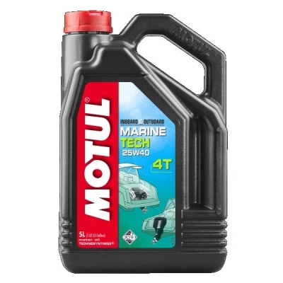 Bilde av Motul Marine Tech 4T 25W 40 5l Motorolje 107716
