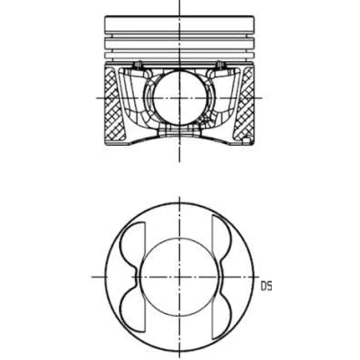 Bilde av KOLBENSCHMIDT 40776610 Motorstempel 83,25