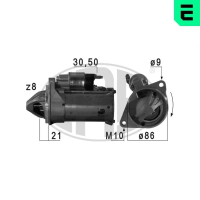 Bilde av ERA 220732 Starter 12 1,2 8 FORD: FIESTA 6