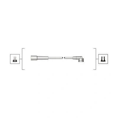 Bilde av MAGNETI MARELLI 941319170016 Pluggledninger FORD: Sierra Mk2 Sedan, ESCORT 4, Hatchback