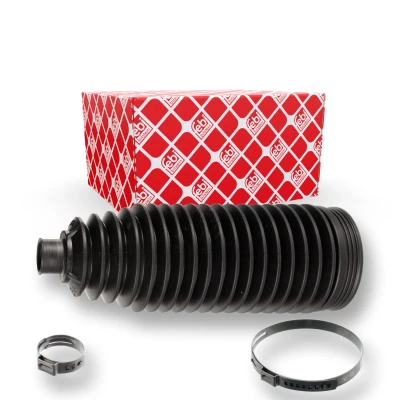 Bilde av FEBI BILSTEIN 108089 Belgsett, styring termoplastisk polyester elastomer framaksel venstre, høyre med bøyler