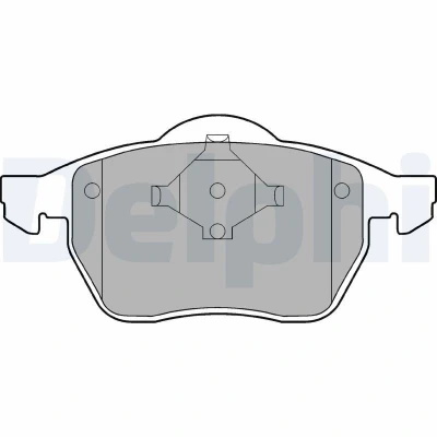 Bilde av Bremseklosser sett, Framaksel, audi,ford,seat,skoda,vw, 1001095, 1031843, 1144180, 1J0698151L, 7M0 698 151, 151A, 151B,