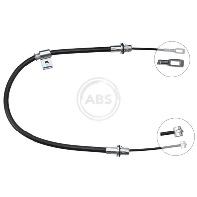 Bilde av A.B.S. K13912 Bremsekabel 801 Skivebrems JEEP: GRAND CHEROKEE 2, Commander