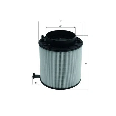 Bilde av MAHLE ORIGINAL LX 2091D Luftfilter 167,5 160,0 28,0 Filterinnsats AUDI: A4 B8 Avant, Q5, A5 Sportback