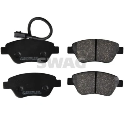 Bilde av SWAG 70 91 6555 Bremseklosser framaksel inkl. slitasjevarselkontakt FIAT: 500 Hatchback, BRAVO 2, Stilo ALFA ROMEO: MiTo