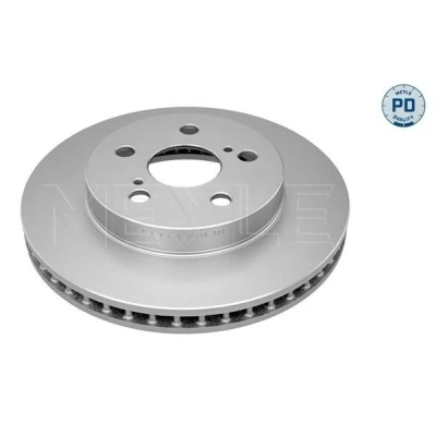 Bilde av MEYLE 30 15 521 0133/PD Bremseskiver framaksel 255 25 5 100 ventilert Sink lamell belagt TOYOTA: Prius PHV Hatchback