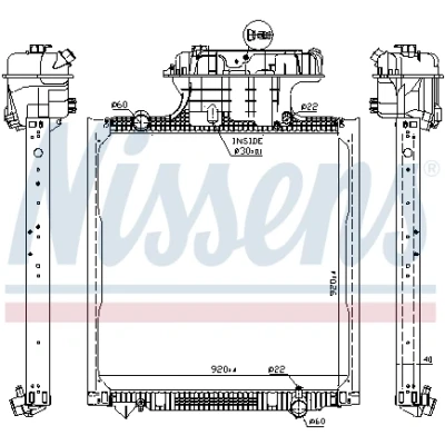 Bilde av Radiator NISSENS 62873