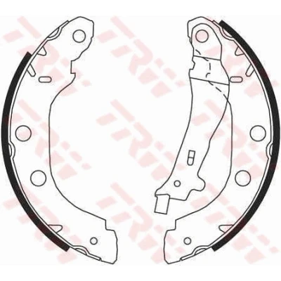 Bilde av TRW GS8655 Bremsesko 228 42 BENDIX RENAULT: Kangoo I, I Express