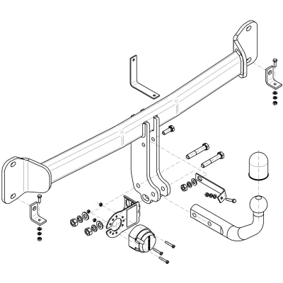 Bilde av Tilhengerfeste, standard, bmw 5 [f10], gran turismo [f07], touring [f11]
