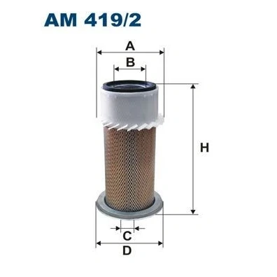 Bilde av FILTRON AM 419/2 Luftfilter 394 195 Filterinnsats