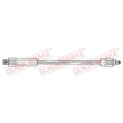 Bilde av Bremseslange, Framaksel høyre, venstre, mercedes benz vaneo [414], 4144280035, A4144280035