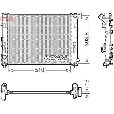 Bilde av Radiator, motorkjøling, nissan micra v, renault clio 214105FA0A