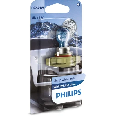 Bilde av Lyspære PHILIPS WhiteVision ultra PSX24W PG20/7, passer mange bilmodeller