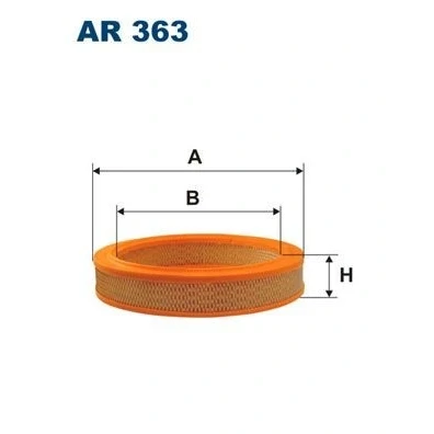 Bilde av FILTRON AR 363 Luftfilter 47 232 Filterinnsats FIAT: Panda I Hatchback