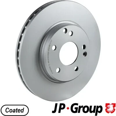 Bilde av JP GROUP 1363106600 Bremseskiver framaksel 288 25 5 ventilert belagt MERCEDES BENZ: C Klasse T modell, E Sedan, Sedan