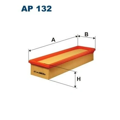 Bilde av FILTRON AP 132 Luftfilter 57 100 326 Filterinnsats