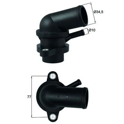 Bilde av MAHLE ORIGINAL TI 239 87D Termostat 87 med tetning CHEVROLET: Lacetti Hatchback, Aveo / Kalos Sedan