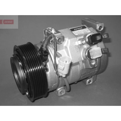 Bilde av DENSO DCP50081 Kompressor 10S17C 12 PAG 46 R 134a med magnetkobling