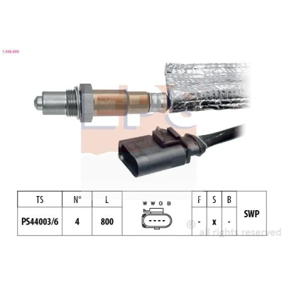 Bilde av EPS 1.998.499 Lambdasonde oppvarmet, planarsonde, forsmurt gjenge VOLKSWAGEN: Golf 7, Passat B8 Variant, SKODA: Octavia 3 Combi, AUDI: A3 Sportback