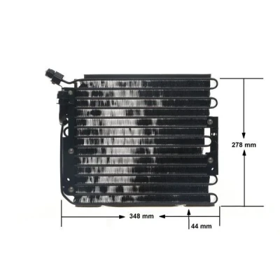 Bilde av MAHLE ORIGINAL AC 316 000S Kondensator uten tørker 342