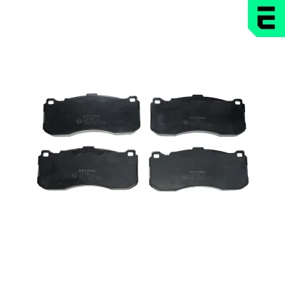 Bilde av OPTIMAL BP 12480 Bremseklosser framaksel klargjort for slitasjeindikator, ekskl. slitasjevarselkontakt BMW: 3 Touring, Sedan, Coupé