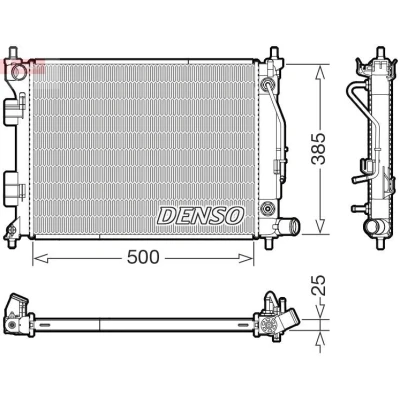 Bilde av Radiator DENSO DRM41033