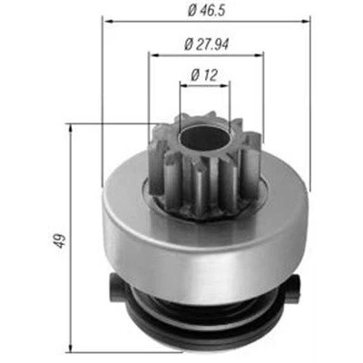 Bilde av MAGNETI MARELLI 940113020353 Lite tannhjul, starter