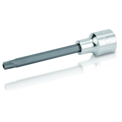 Bilde av TOPTUL Pipenøkkelinnsats 1/2tomme torx T40 Krom vanadium stål BCOA1640