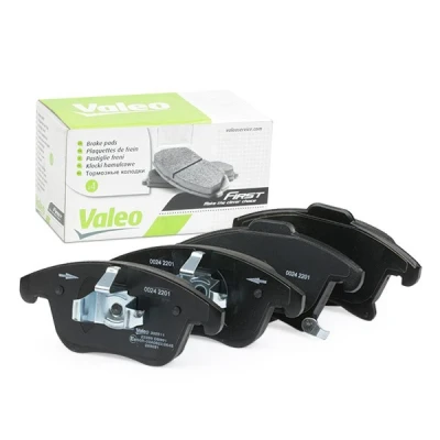 Bilde av VALEO 302511 Bremseklosser framaksel inkl. slitasjevarselkontakt med antihyle blikk FORD: Mondeo 5 Kombi, S Max Mk2,
